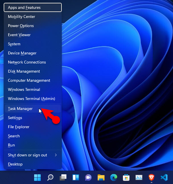 Open Task Manager
