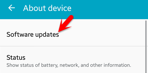 Software Updates
