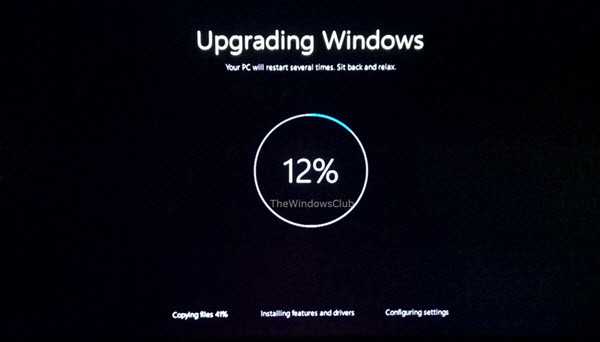 Upgrading Windows 10