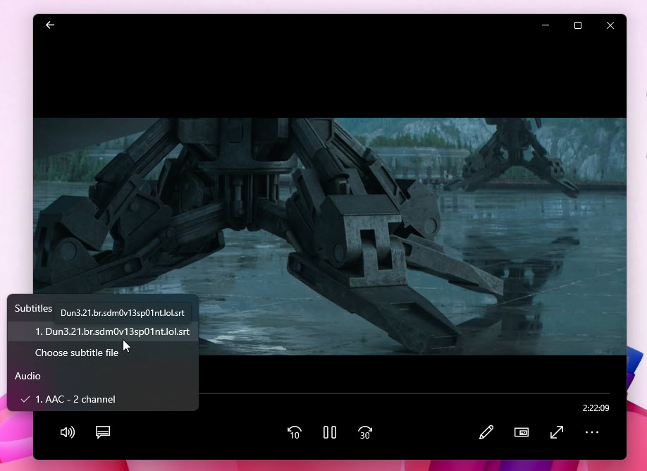 Select Subtitle In Movies And Tvs