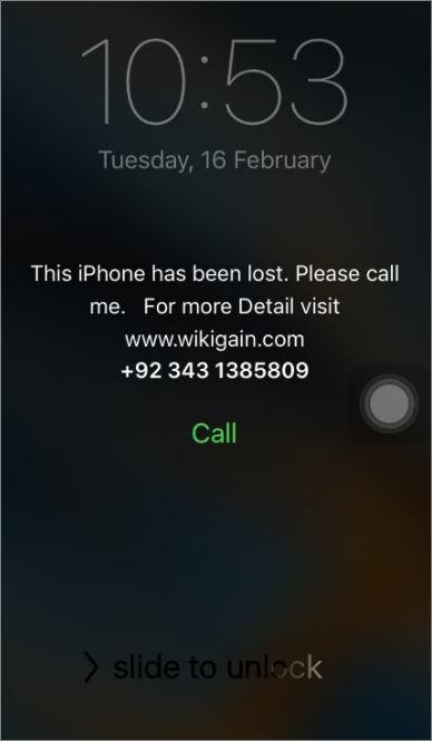 Lost Mode Worked On The Device