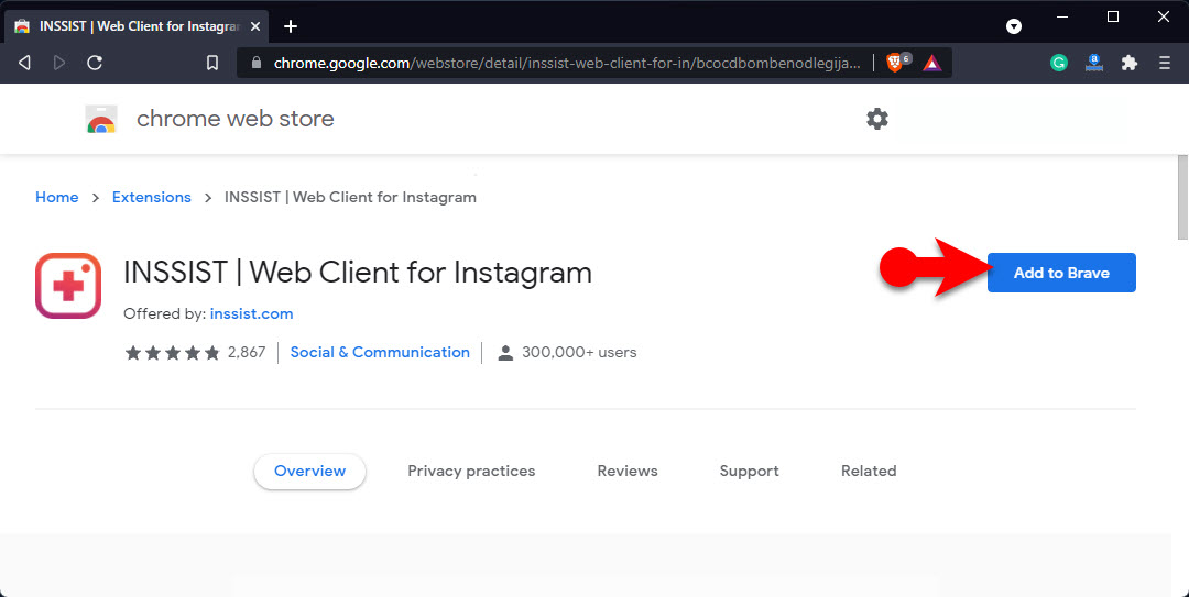 Install Inssist Extension On Browser