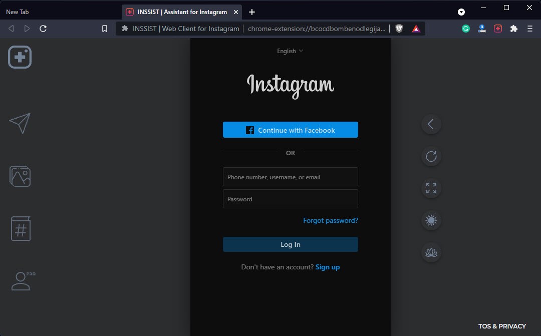 Login To Instagram Mobile Version On Pc