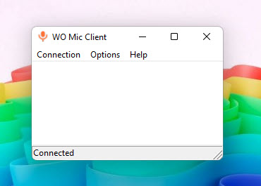 Wo Mic Connection Established
