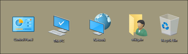 Windows 10 Desktop Icons