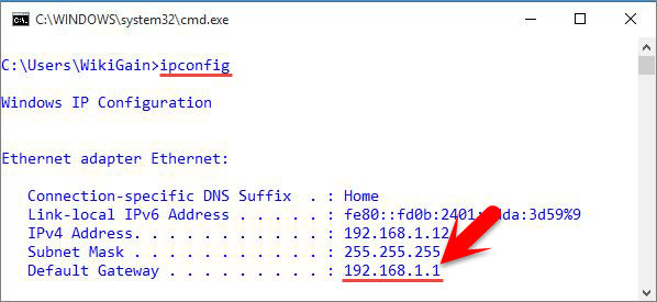 Cmd Ipconfig