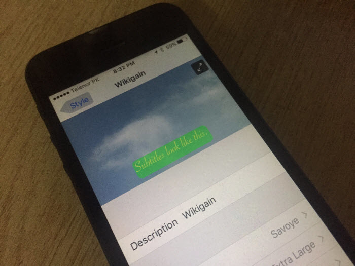 Enable Subtitles and Captioning on iOS