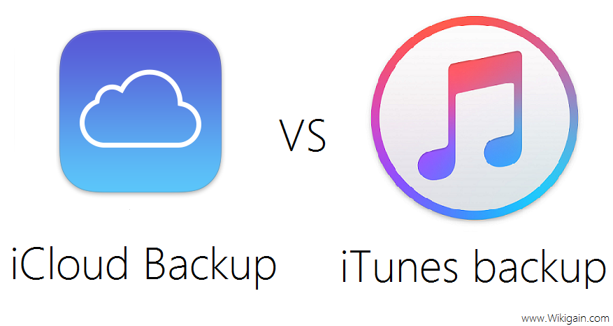 What's the Differences between iCloud Backup and iTunes Backup