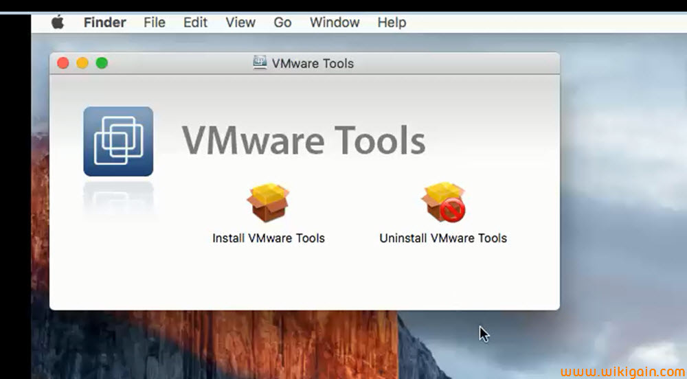 install linux on mac vmware