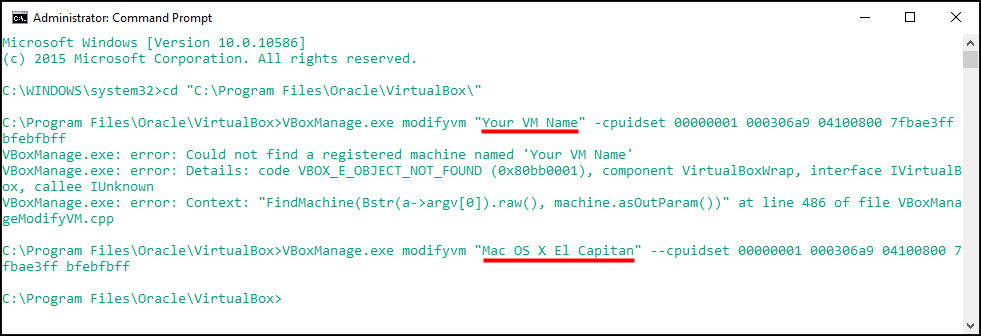 macos virtualbox a critical error occurred
