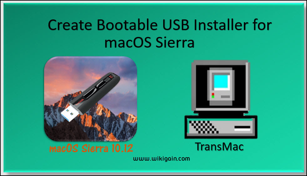 How to Create Bootable Installer for -
