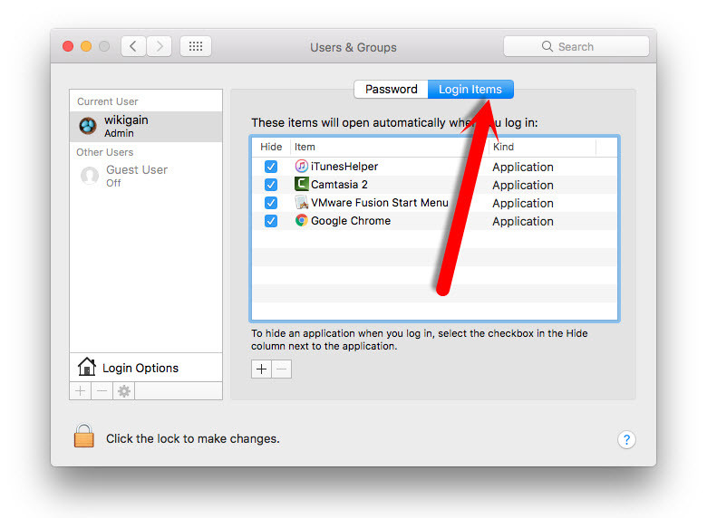 how to manage mac startup programs