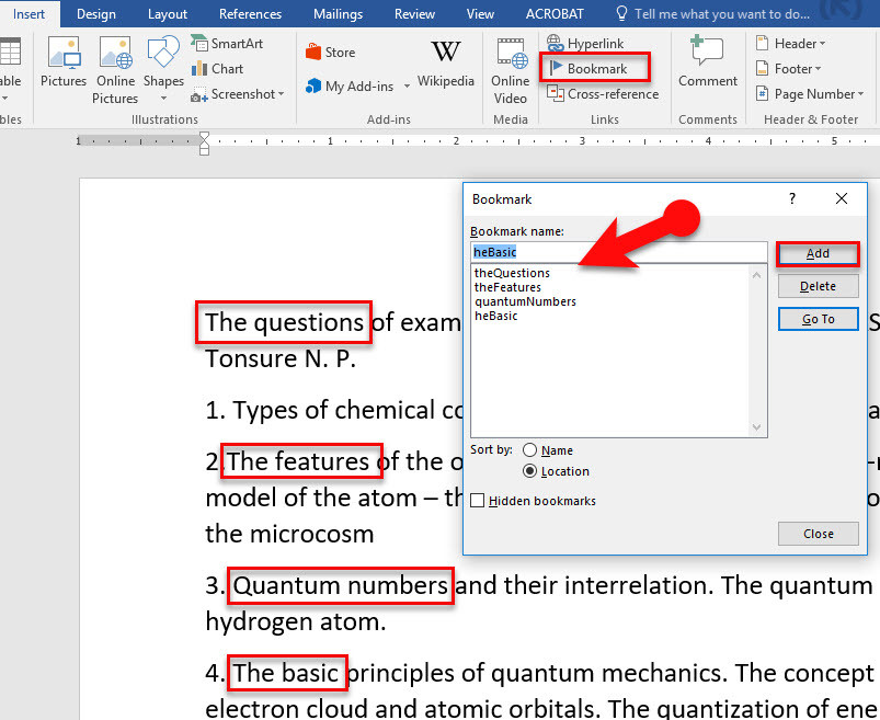 insert-bookmarks-and-cross-reference-in-microsoft-word-2016-wikigain
