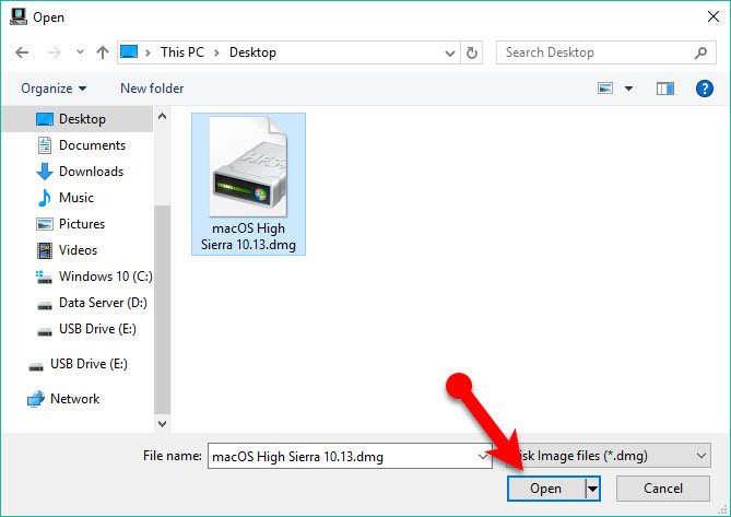 How to Create macOS High Sierra Bootable USB Installer on Windows 10