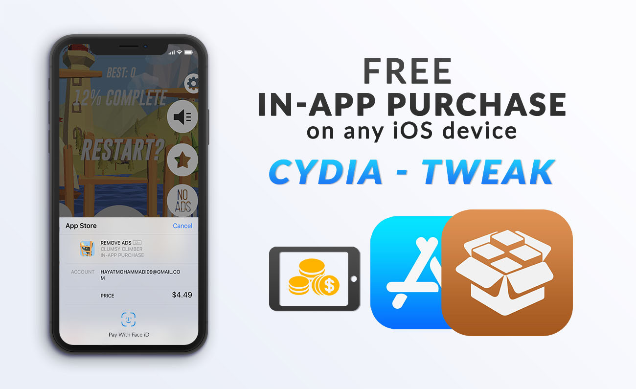 How to Get Free In-App Purchase - iOS 11.3.1 Jailbreak Tweak ... - 