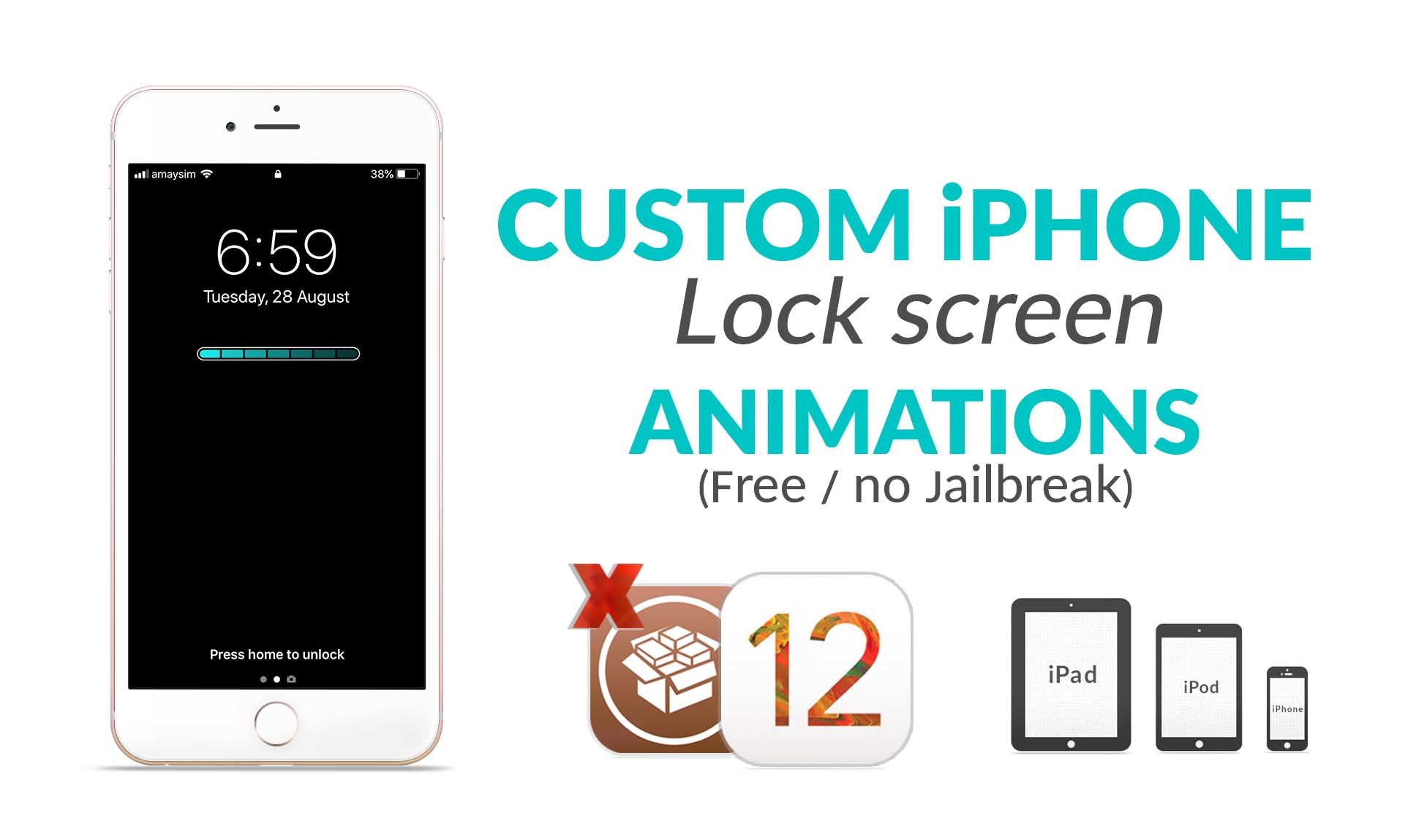 Custom Iphone Lock Screen Animations Free Without Jailbreak Wikigain