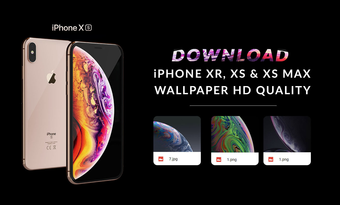 Download iPhone XR, XS & XS Max