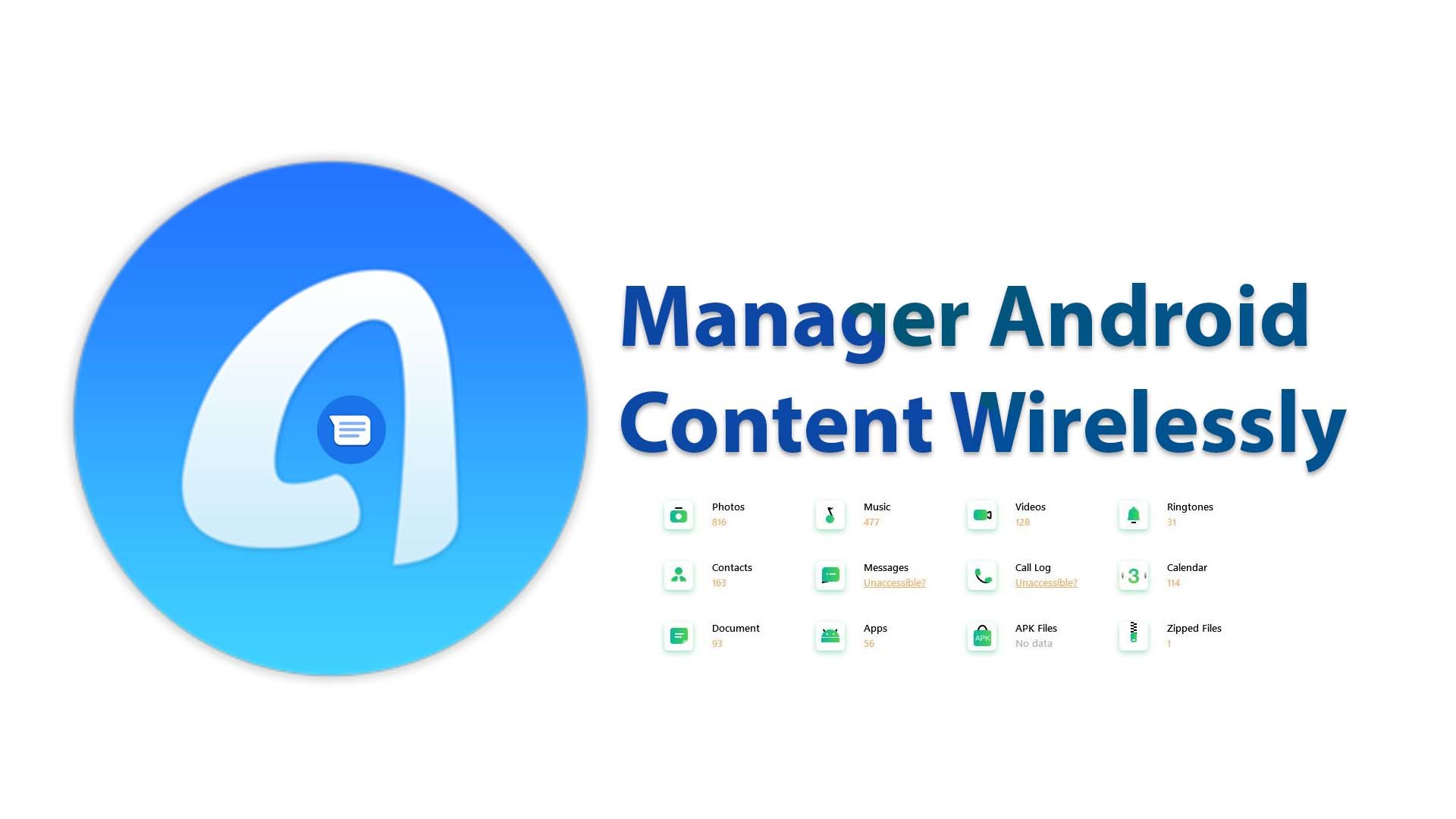 Wirelessly Manage Android Content Across Desktop, Web, and App
