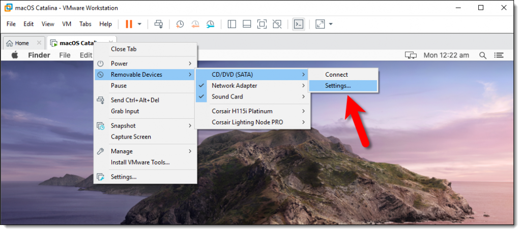 Removeable Devices Cd How to Install VMware Tools on macOS Catalina - wikigain