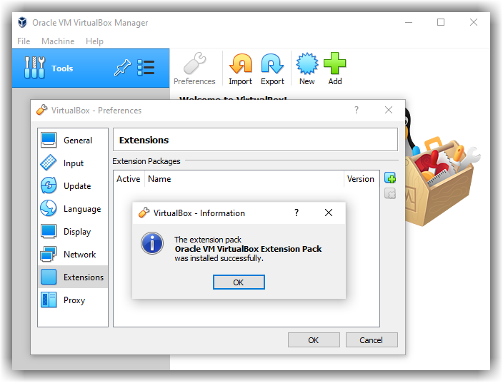 oracle vm virtualbox extension pack download windows 7