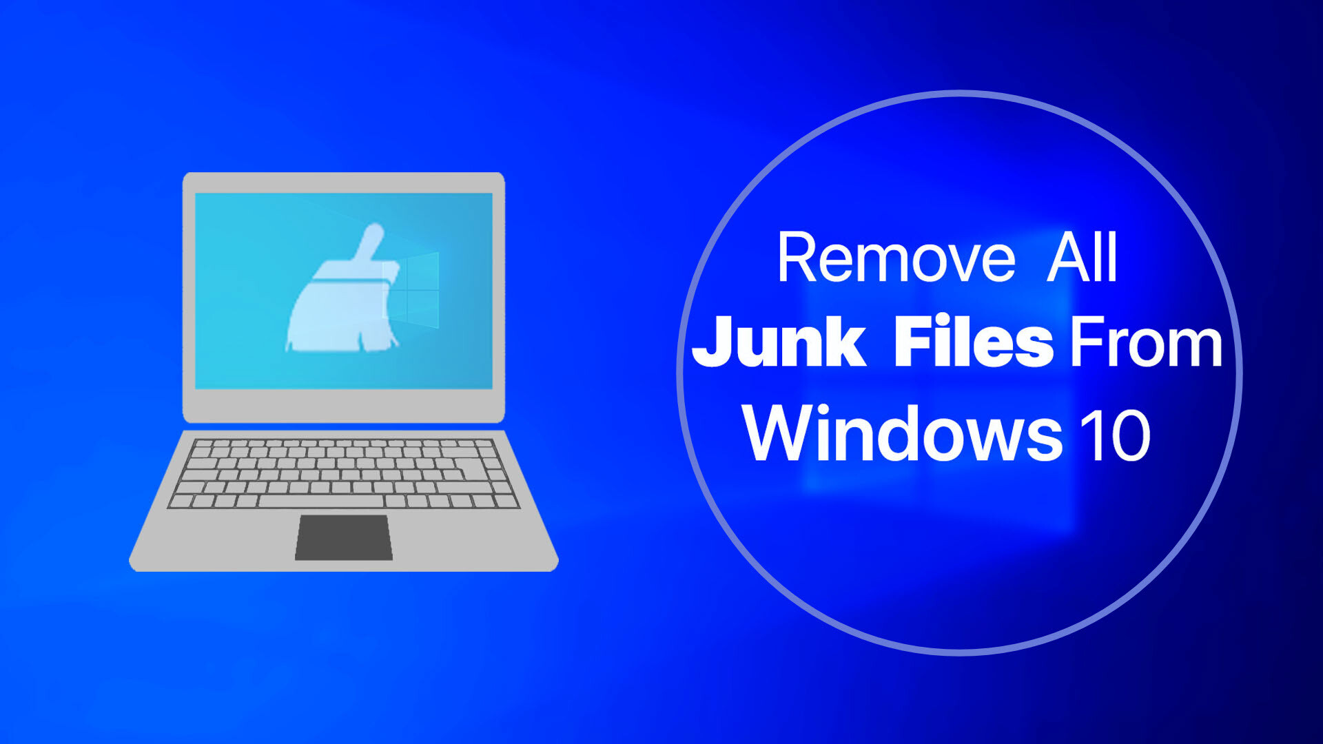 how to delete junk files from laptop