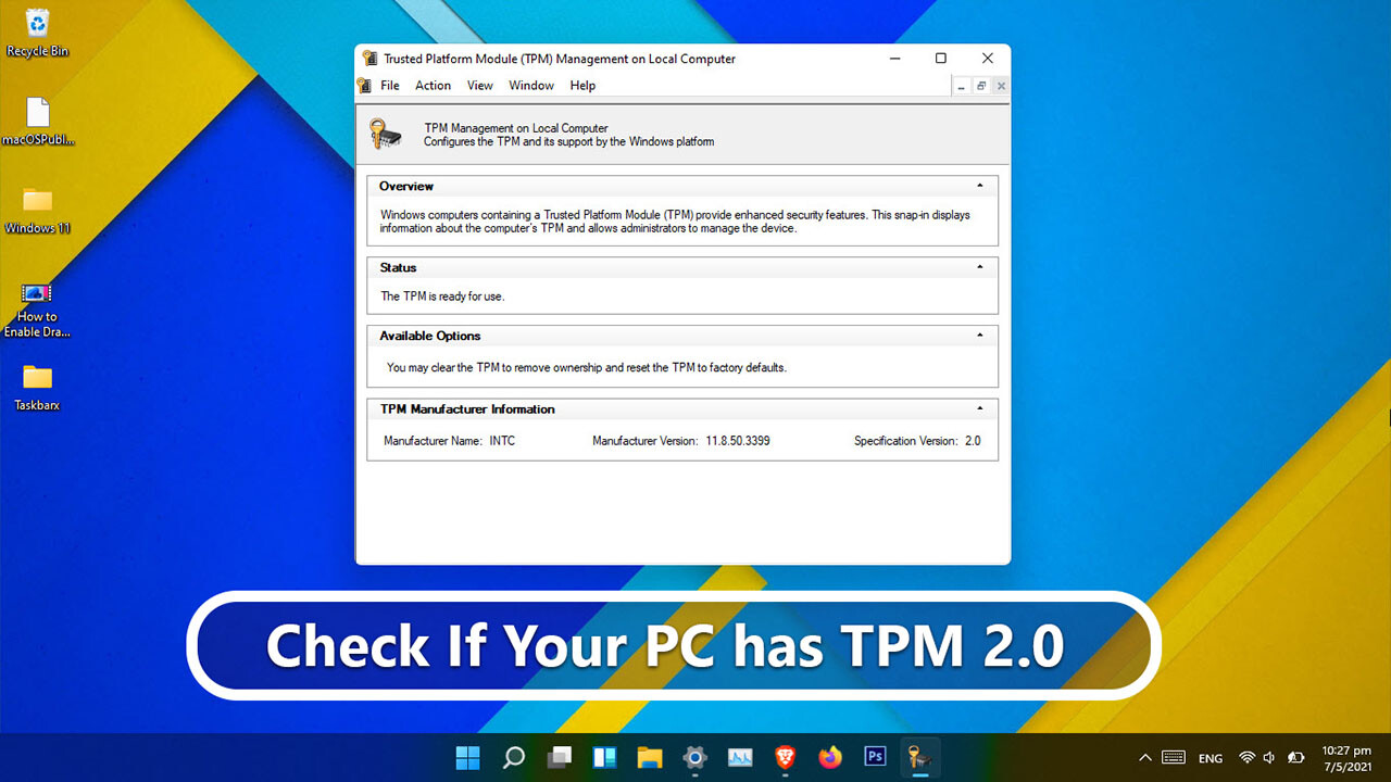 tpm check tool tpm check tool