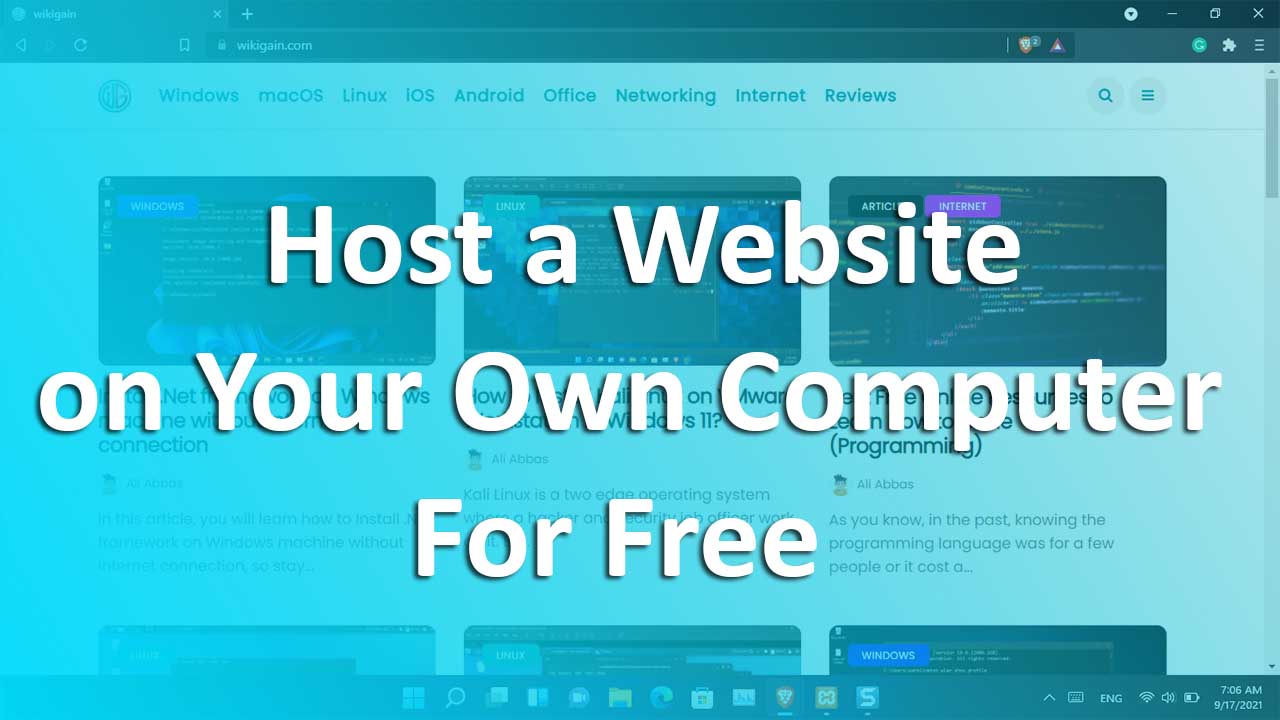 How to Host a Website from Your Own Computer For Free? - wikigain