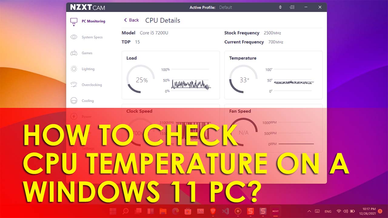 How to Check CPU Temperature on a Windows 11 PC?