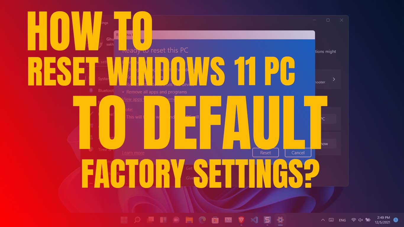 how to reset default open with windows 11