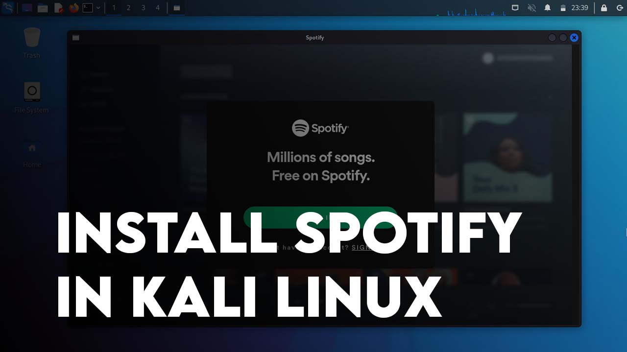 How to Install Spotify in Kali Linux